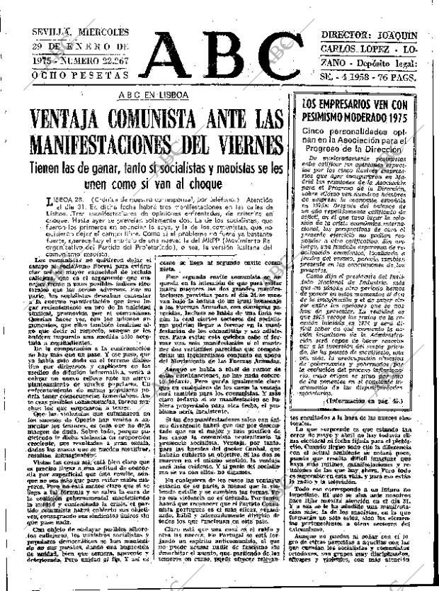 ABC SEVILLA 29-01-1975 página 31