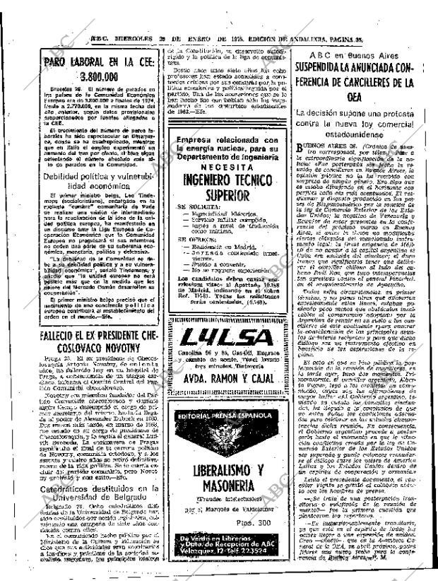 ABC SEVILLA 29-01-1975 página 35