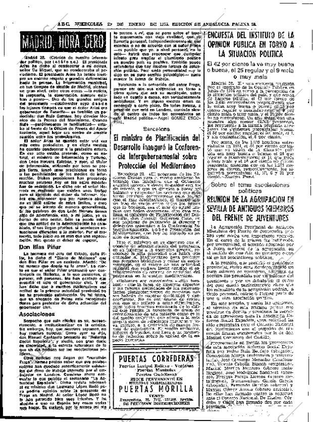 ABC SEVILLA 29-01-1975 página 38