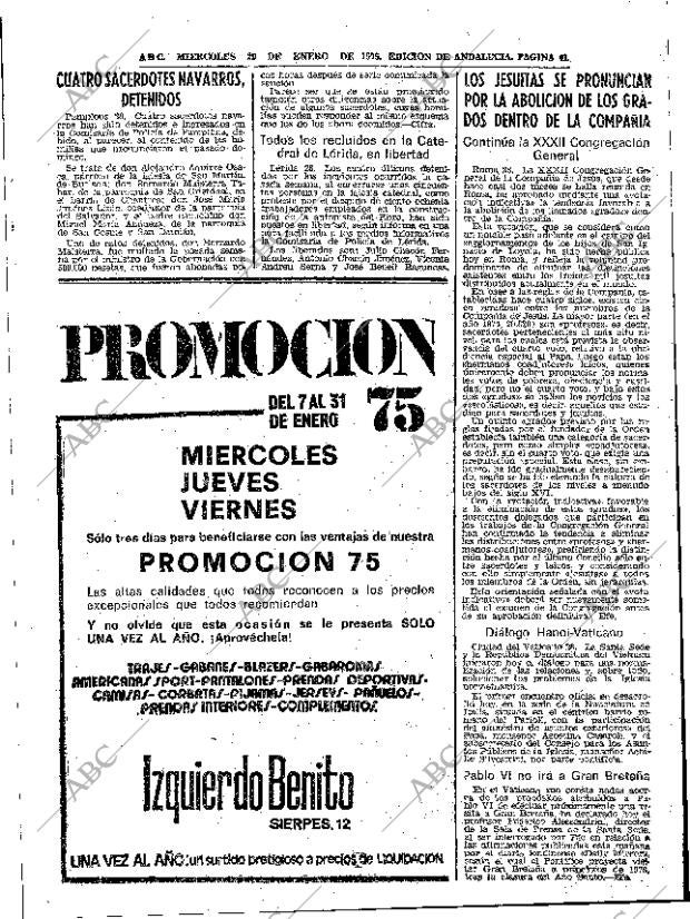 ABC SEVILLA 29-01-1975 página 41