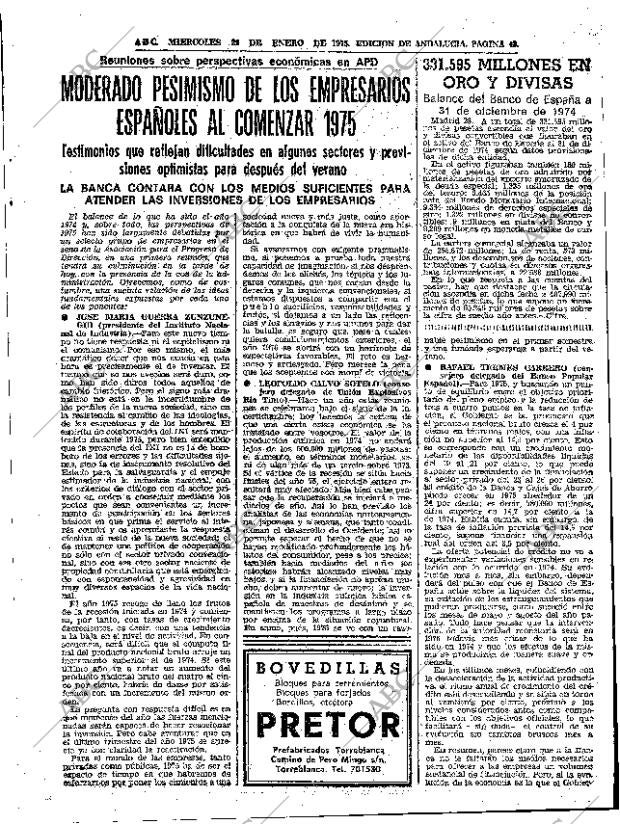 ABC SEVILLA 29-01-1975 página 43