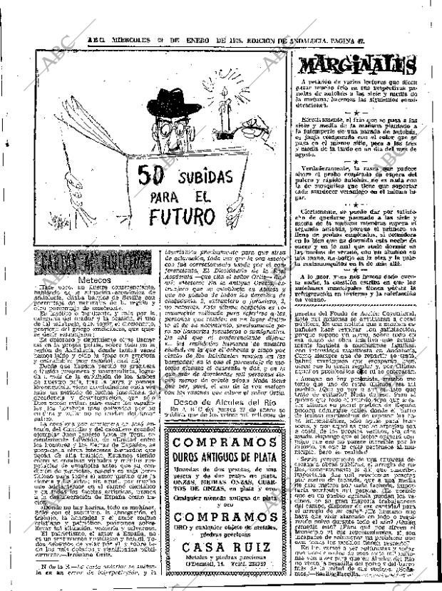 ABC SEVILLA 29-01-1975 página 47