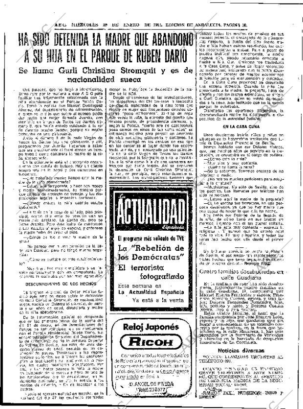 ABC SEVILLA 29-01-1975 página 50