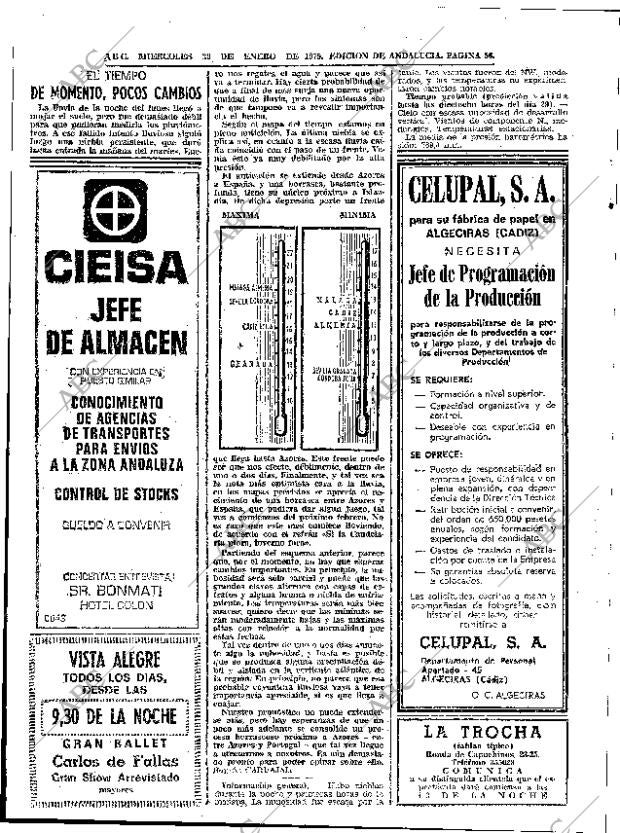ABC SEVILLA 29-01-1975 página 56