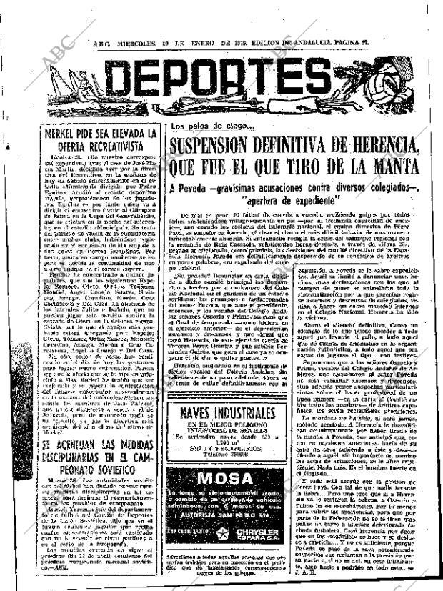 ABC SEVILLA 29-01-1975 página 57