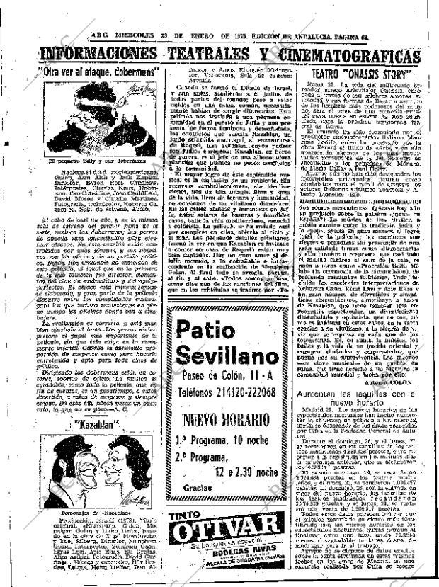 ABC SEVILLA 29-01-1975 página 63