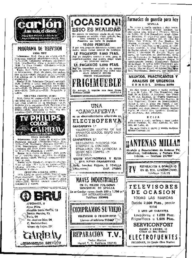 ABC SEVILLA 29-01-1975 página 74