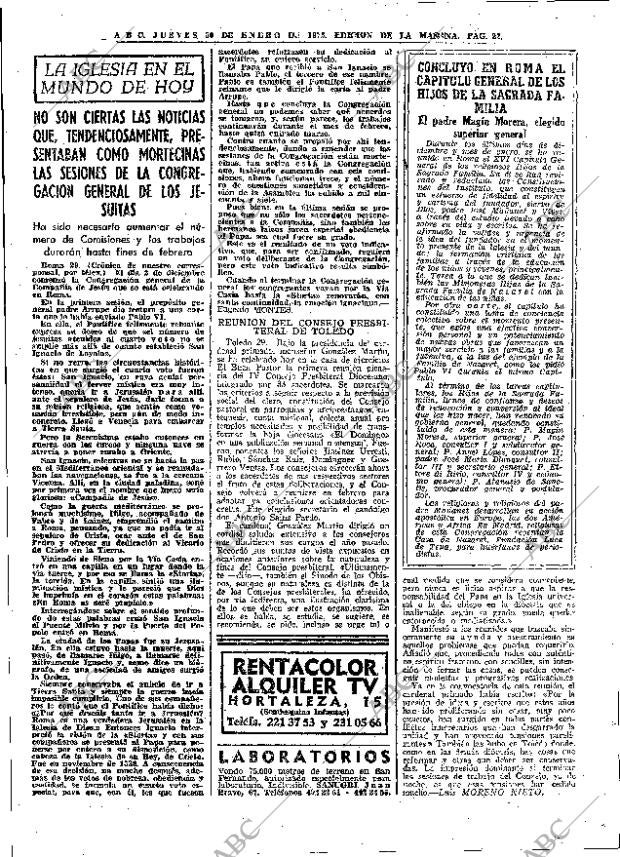 ABC MADRID 30-01-1975 página 22