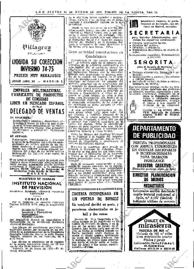 ABC MADRID 30-01-1975 página 34