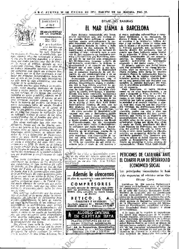ABC MADRID 30-01-1975 página 37