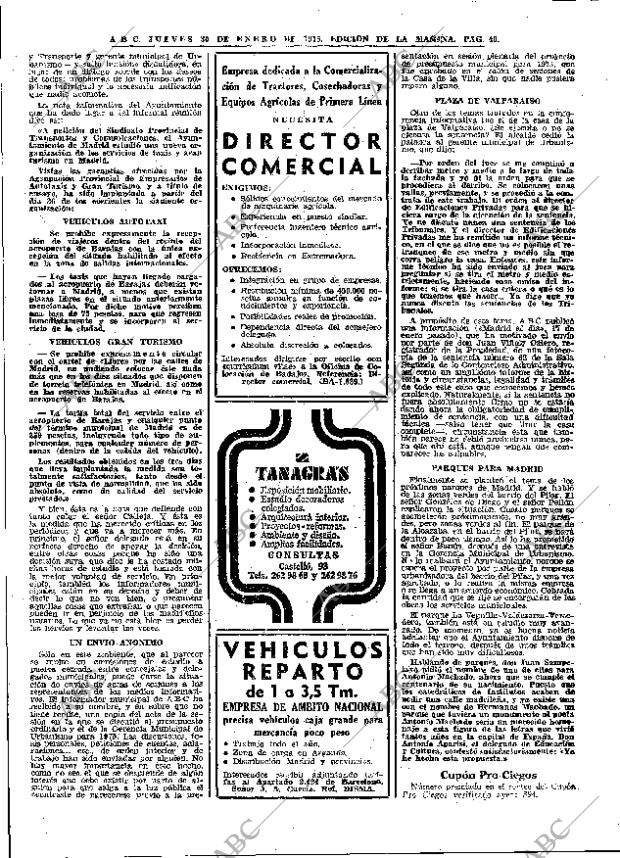 ABC MADRID 30-01-1975 página 40