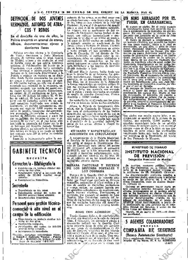 ABC MADRID 30-01-1975 página 42