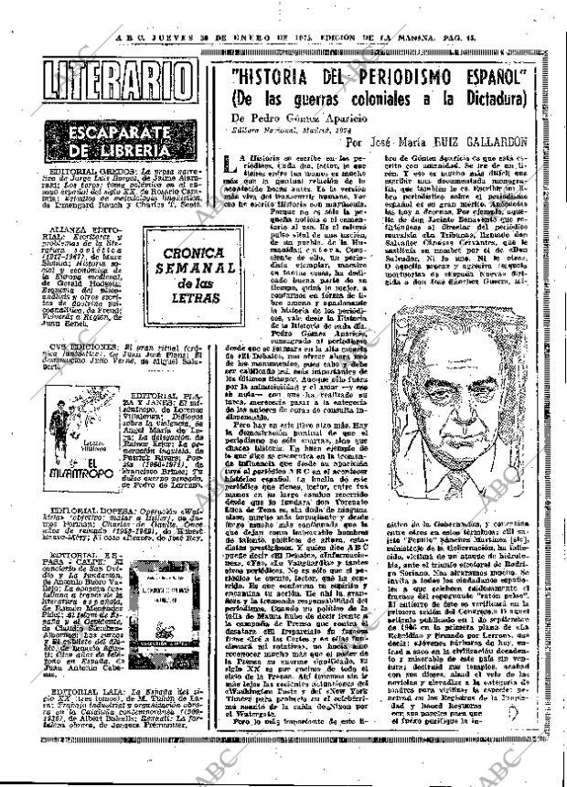 ABC MADRID 30-01-1975 página 45