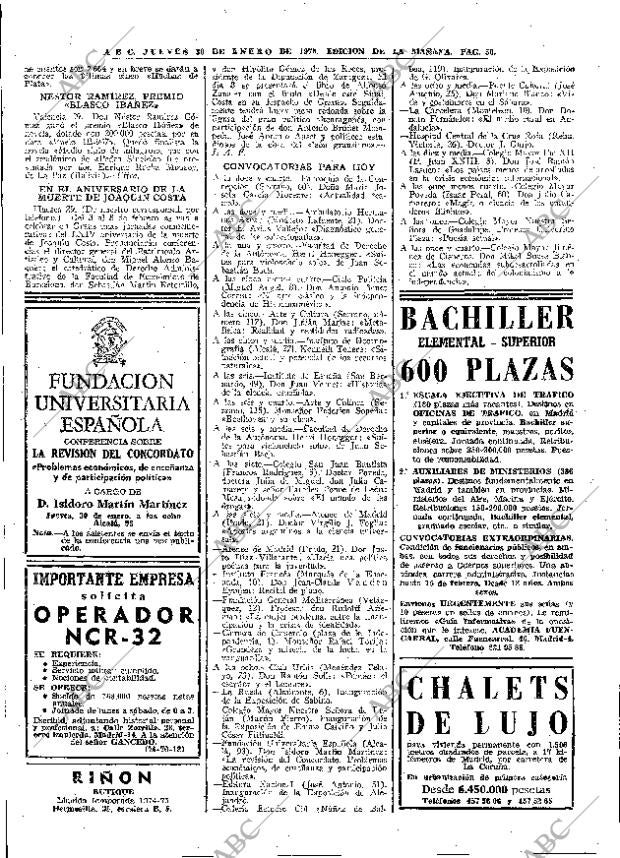 ABC MADRID 30-01-1975 página 50