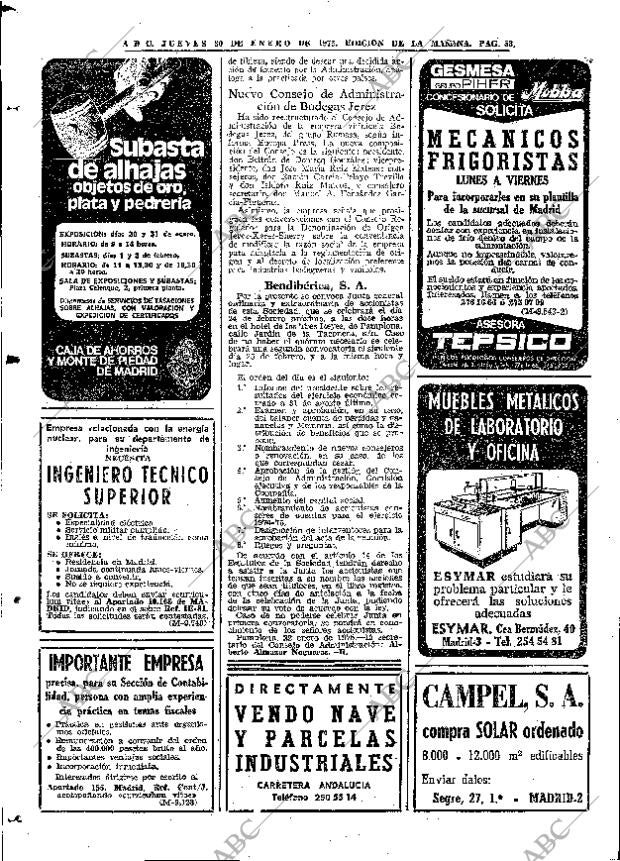 ABC MADRID 30-01-1975 página 58