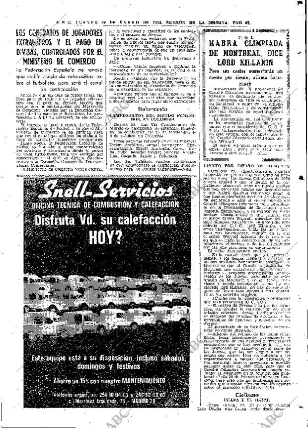ABC MADRID 30-01-1975 página 65