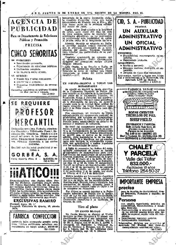 ABC MADRID 30-01-1975 página 66