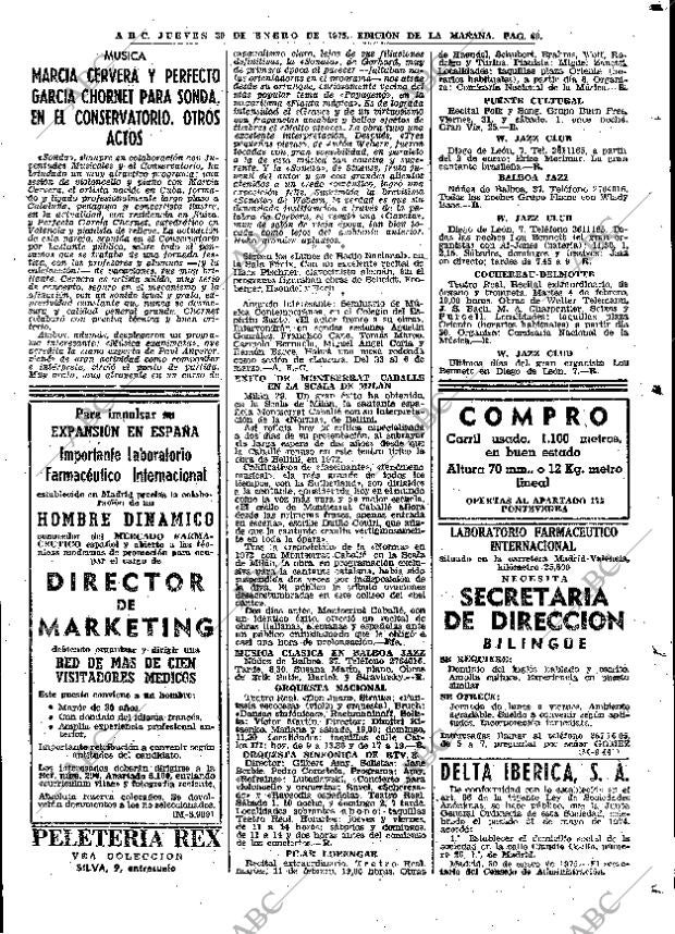 ABC MADRID 30-01-1975 página 69