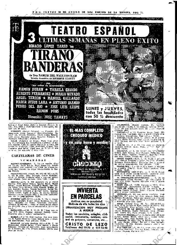 ABC MADRID 30-01-1975 página 77