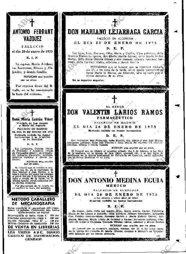 ABC MADRID 30-01-1975 página 95