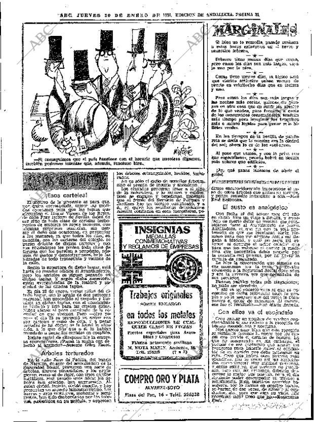 ABC SEVILLA 30-01-1975 página 31
