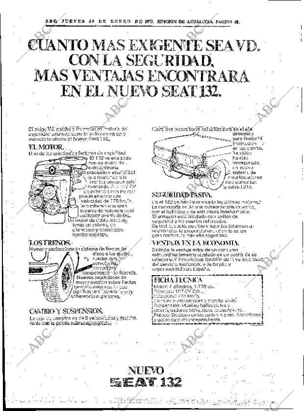 ABC SEVILLA 30-01-1975 página 48
