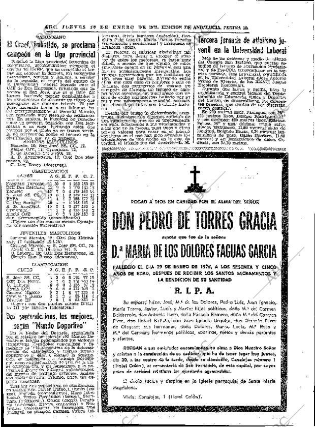 ABC SEVILLA 30-01-1975 página 50