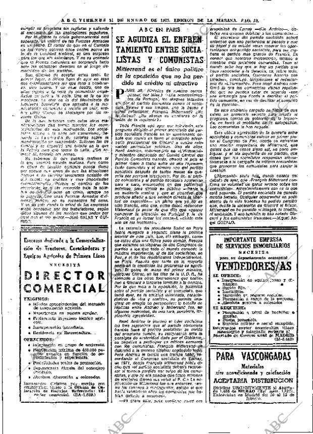 ABC MADRID 31-01-1975 página 20