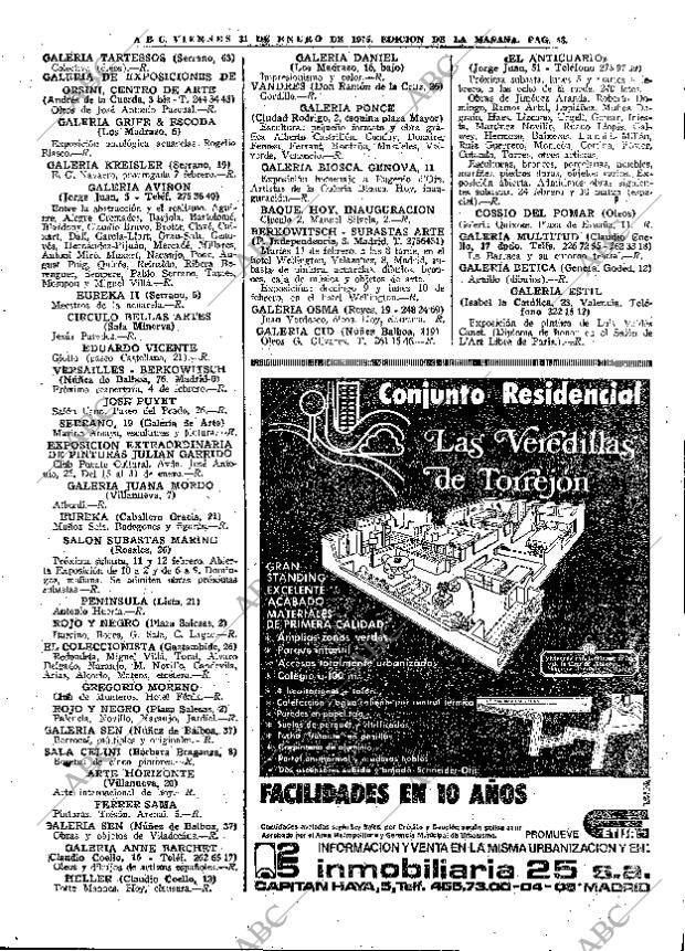 ABC MADRID 31-01-1975 página 43