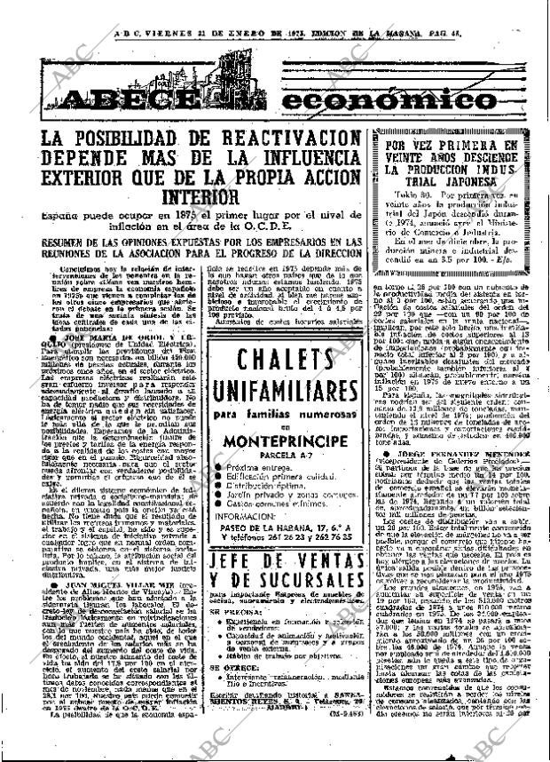 ABC MADRID 31-01-1975 página 45