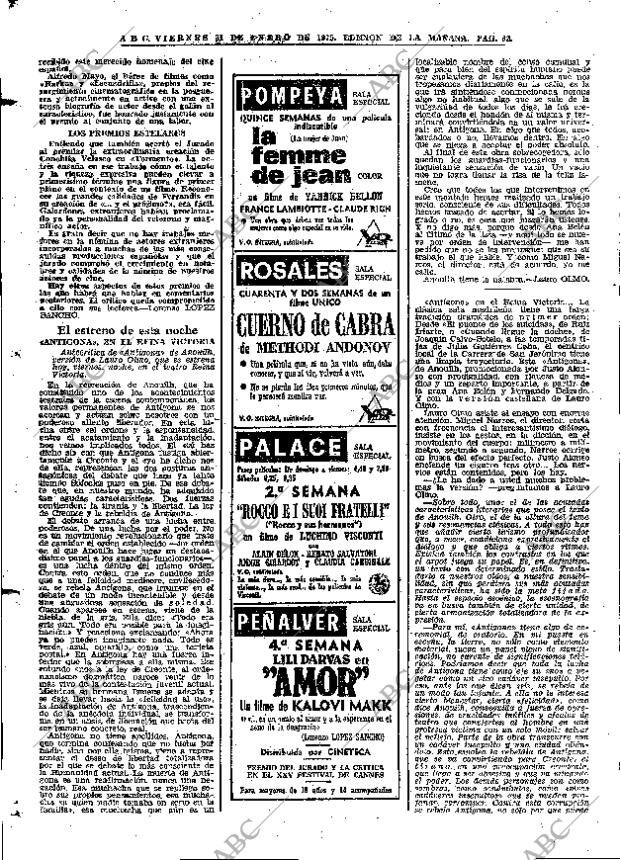 ABC MADRID 31-01-1975 página 62