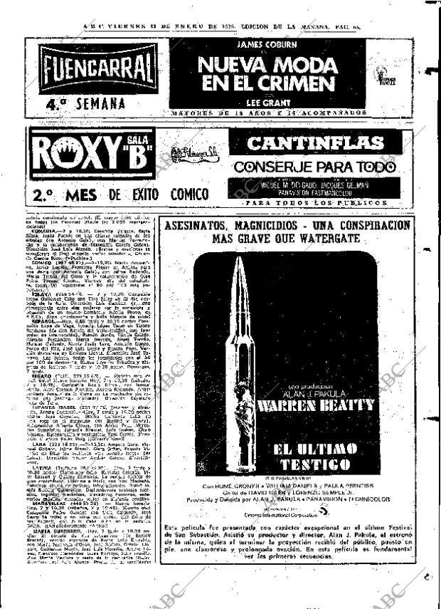 ABC MADRID 31-01-1975 página 65