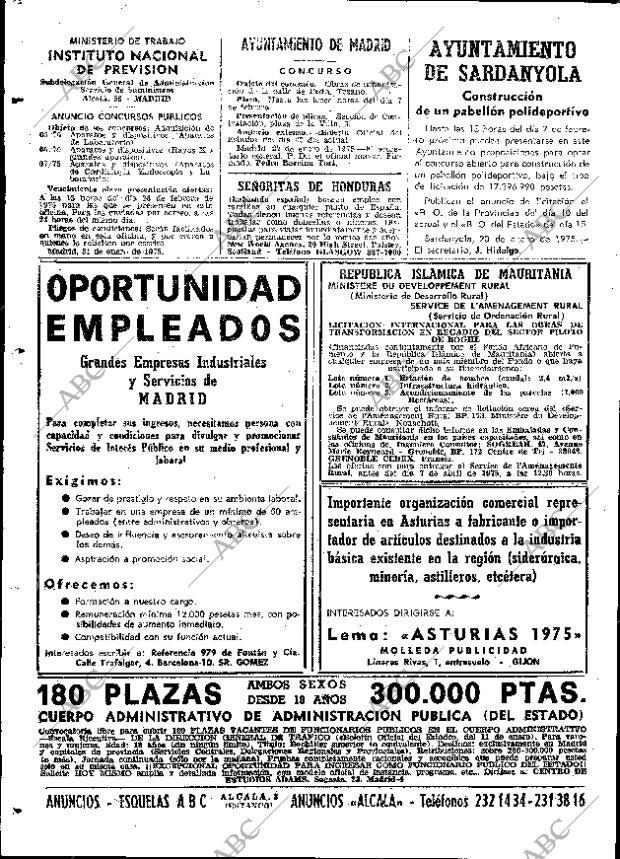ABC MADRID 31-01-1975 página 84