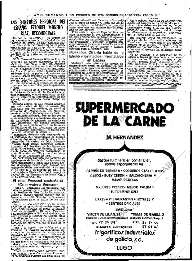 ABC SEVILLA 02-02-1975 página 25