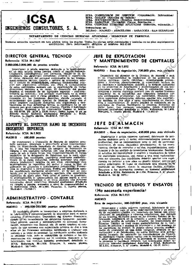 ABC MADRID 04-02-1975 página 108