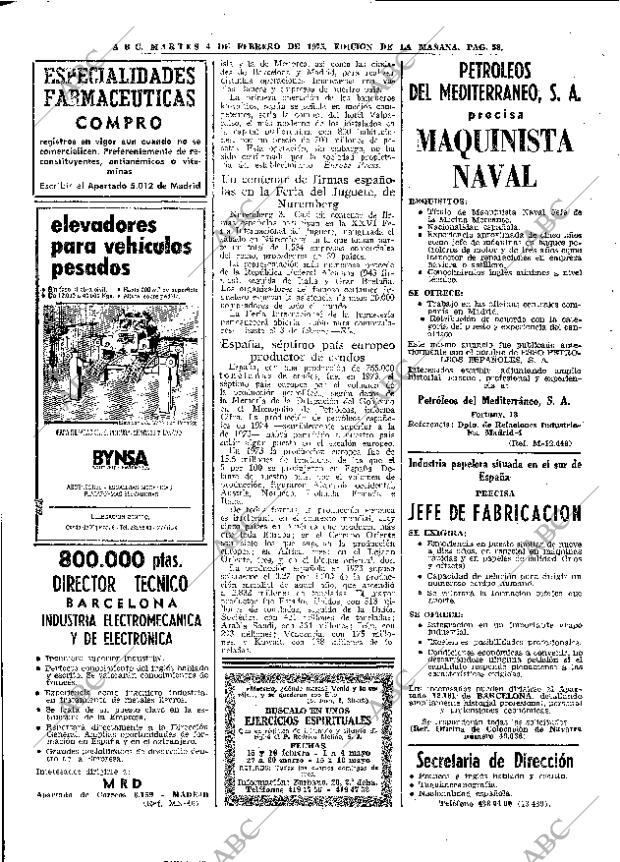 ABC MADRID 04-02-1975 página 56