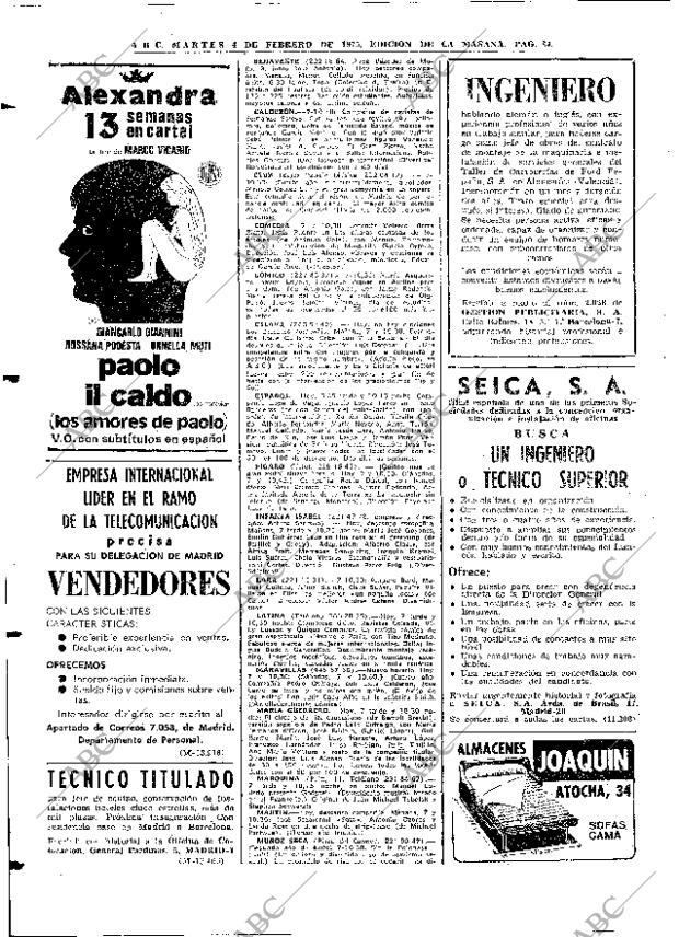 ABC MADRID 04-02-1975 página 82