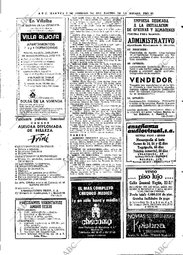 ABC MADRID 04-02-1975 página 87