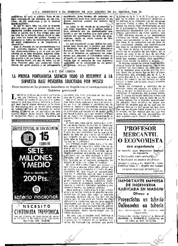 ABC MADRID 05-02-1975 página 20