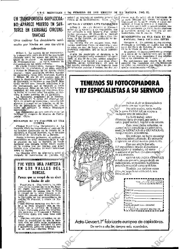 ABC MADRID 05-02-1975 página 31