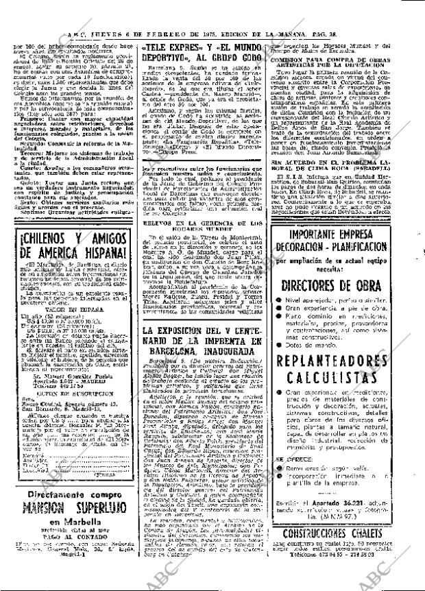 ABC MADRID 06-02-1975 página 38