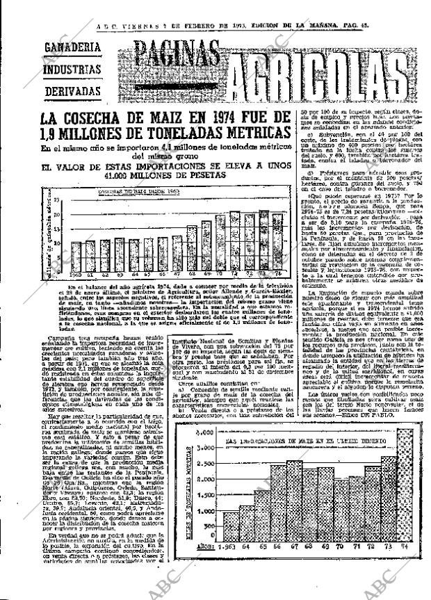 ABC MADRID 07-02-1975 página 45