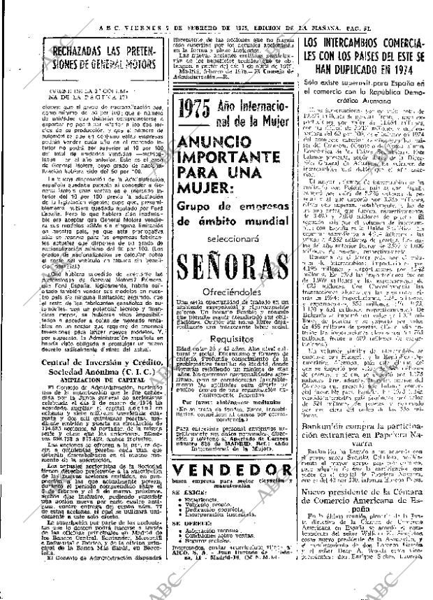 ABC MADRID 07-02-1975 página 51