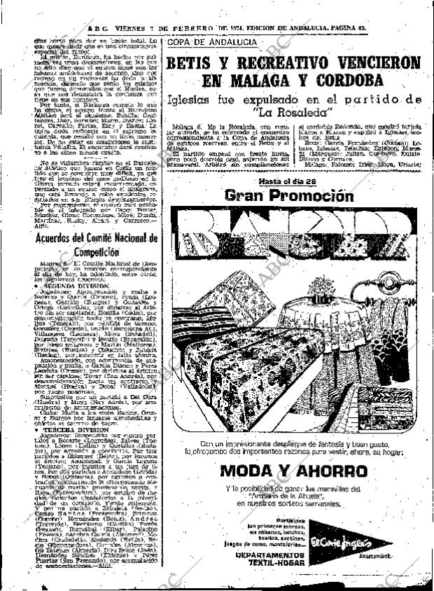 ABC SEVILLA 07-02-1975 página 43