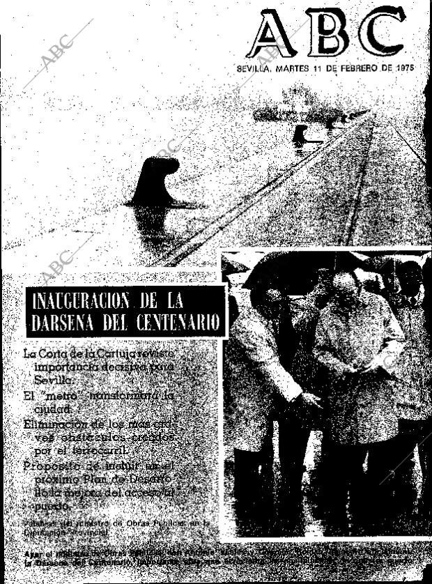 ABC SEVILLA 11-02-1975 página 1