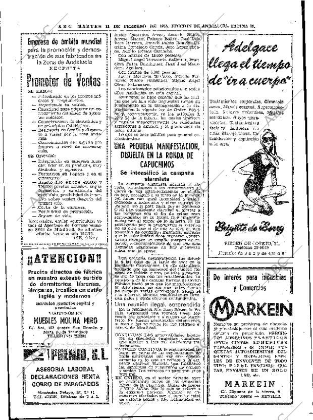 ABC SEVILLA 11-02-1975 página 28