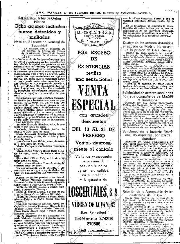 ABC SEVILLA 11-02-1975 página 29