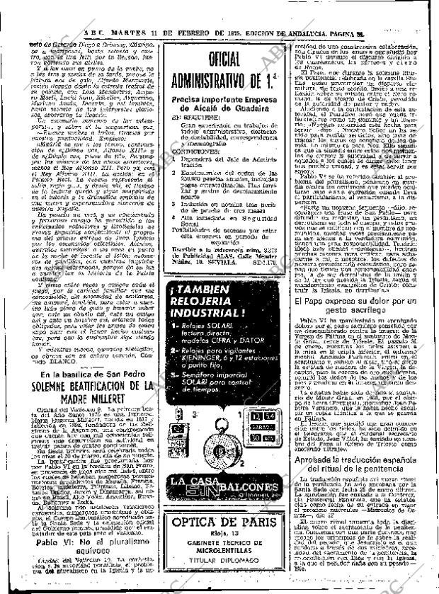 ABC SEVILLA 11-02-1975 página 34