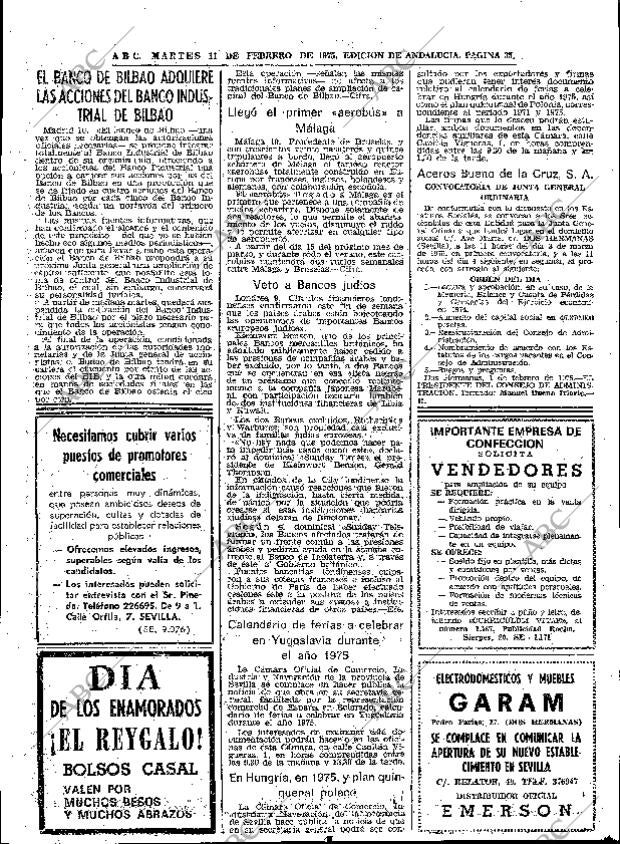 ABC SEVILLA 11-02-1975 página 35