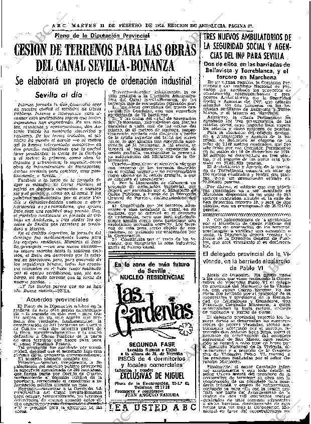 ABC SEVILLA 11-02-1975 página 37